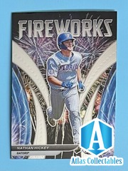 2021 Panini Prizm Draft Picks NATHAN HICKEY #F-NH Fireworks